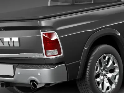 Dodge Ram 1500 Laramie Limited 2015 3D model