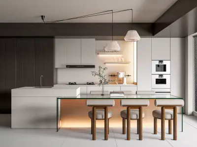 Kitchen Modern interior 88 3D model