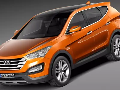 Hyundai Santa Fe Sport 2013 3D model