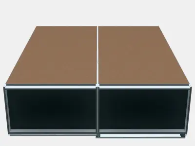 PAX - HASVIK Wardrobe Low-poly 3D model