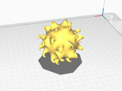 Art ball decoration Free 3D print model