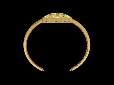 Fusion Gold Wristband RABBW11 3D print model