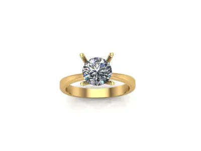 Engagement ring  3D print model 3D print model