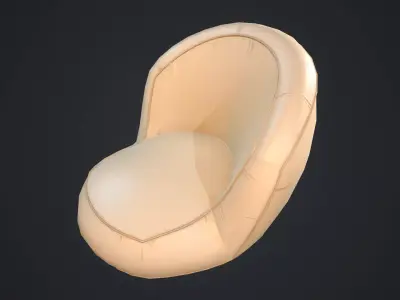 Bean bag chair BPR 3D model