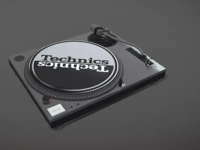 Technics MK2 Turntable 3D model