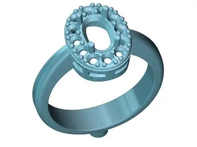 TOURMALINE RING  3D print model