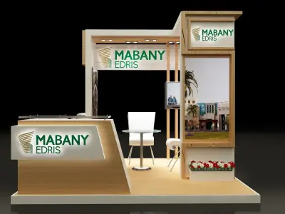 Booth Exhibition Stand a327 3D model