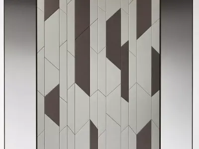Wall Panel Decoration 3d model Low-poly 3D model shop