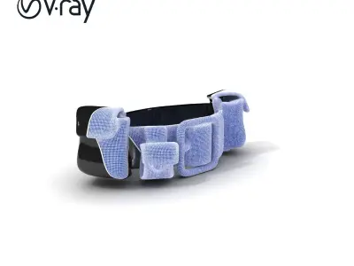 Tactical Utility Belt D Model Pack Low-poly 3D model