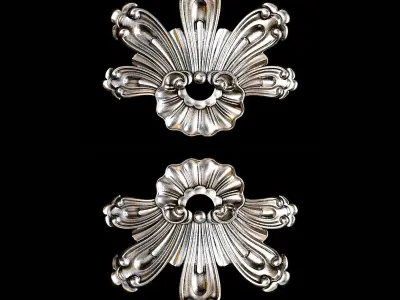 Classic carved 046 3D model