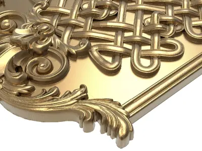  decorative pattern ready for 3D printing 3D model