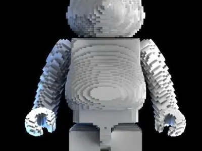 BearBrick Vox 3D model