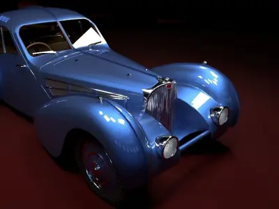 Bugatti 57 SC 3D model