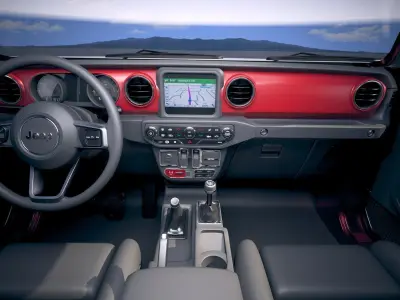 Jeep Wrangler Rubicon SoftTop 2019 3D model