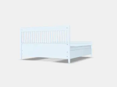 IDANAS Bed frame with storage 1 Low-poly 3D model
