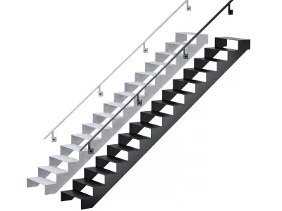 stair riser Low-poly 3D model