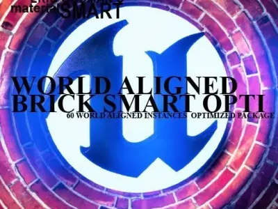 Optimized Brick World Aligned Materials 3D model