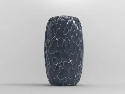 Ohil Stool Low-poly 3D model