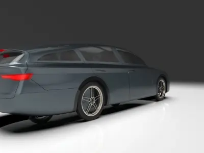 Station Wagon 3D model 3D model