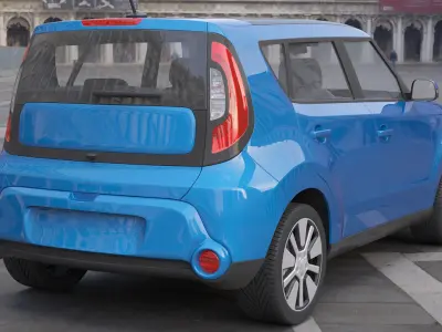 Generic Mini Car 01 3D model