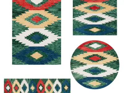 Rugs No 163 Low-poly 3D model