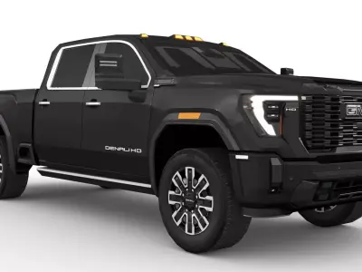 GMC Sierra Denali 2500HD 2025 Low-poly 3D model