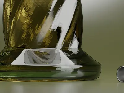 Perfume salt and pepper shaker Low-poly 3D model