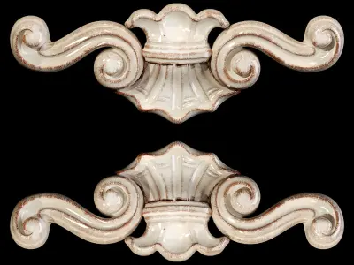 Classic carved 022 3D model