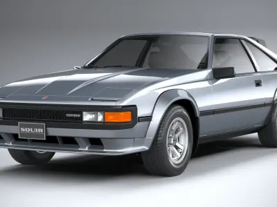 Toyota Celica Supra 1984 3D model