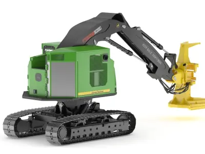 JohnDeere 859M Tracked Feller Buncher 3D model