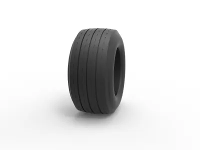 Race tire Scale 1 to 10 3D print model