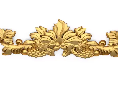carved classic decorative ornament cnc 3d printing stl 26 3D print model