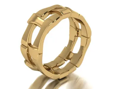 wicker ring 3D print model