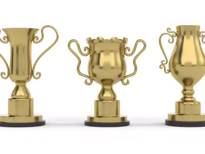 Trophy Cups 3D model 78