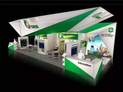 Showroom - Area - 15X6-3DMAX2009-032 3D model