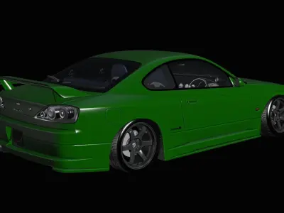 Yasuyuki Kazama 2008 D1GP Rodextyle Kit - GT7 S15 Silvia  3D model