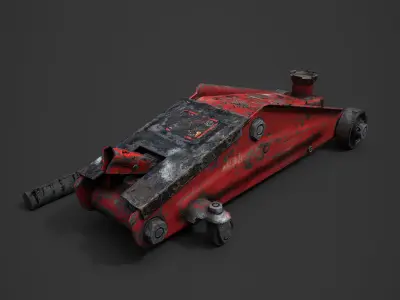 Car Jack Low-poly 3D model