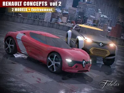 Renault concept vol 2 3D model