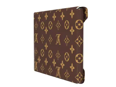 Louis Vuitton Kirigami Pochette wallet bag 3D Model Free low-poly 3D model