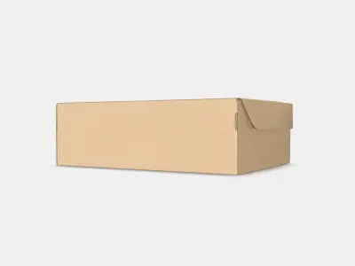 VATTENTRAG Box with lid Low-poly 3D model