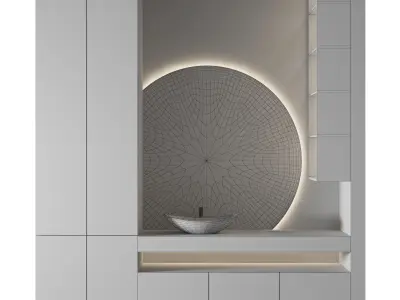 Luxury Bathroom 166 3D model
