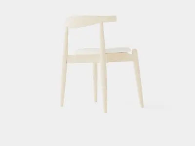 Carl Hansen CH20 Chair Low-poly 3D model