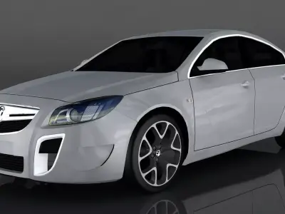 Vauxhall Insignia Low-poly 3D model
