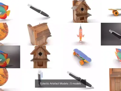 Eclectic Artefact Models 3D Model Collection