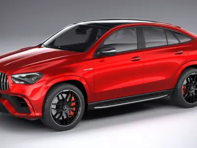 Mercedes-Benz GLE 63 AMG Coupe 2024 3D model