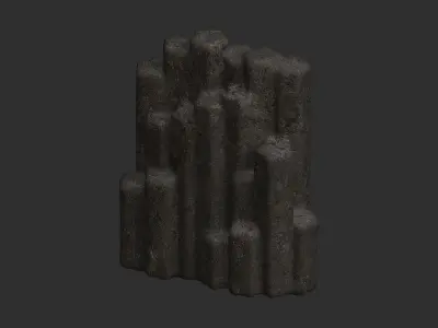 Cave Crystals 1 - Base Free low-poly 3D model