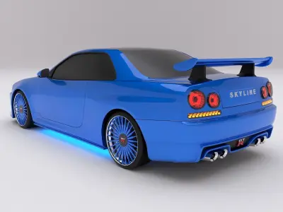 Nissan Skyline 3D model