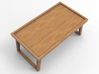 Sire Tray Low-poly 3D model