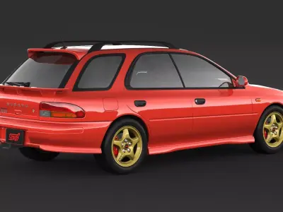 Subaru Impreza WRX STI 3D model