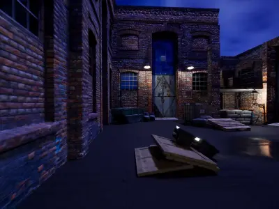 3d Environment Design in Unreal Engine 5 3D model